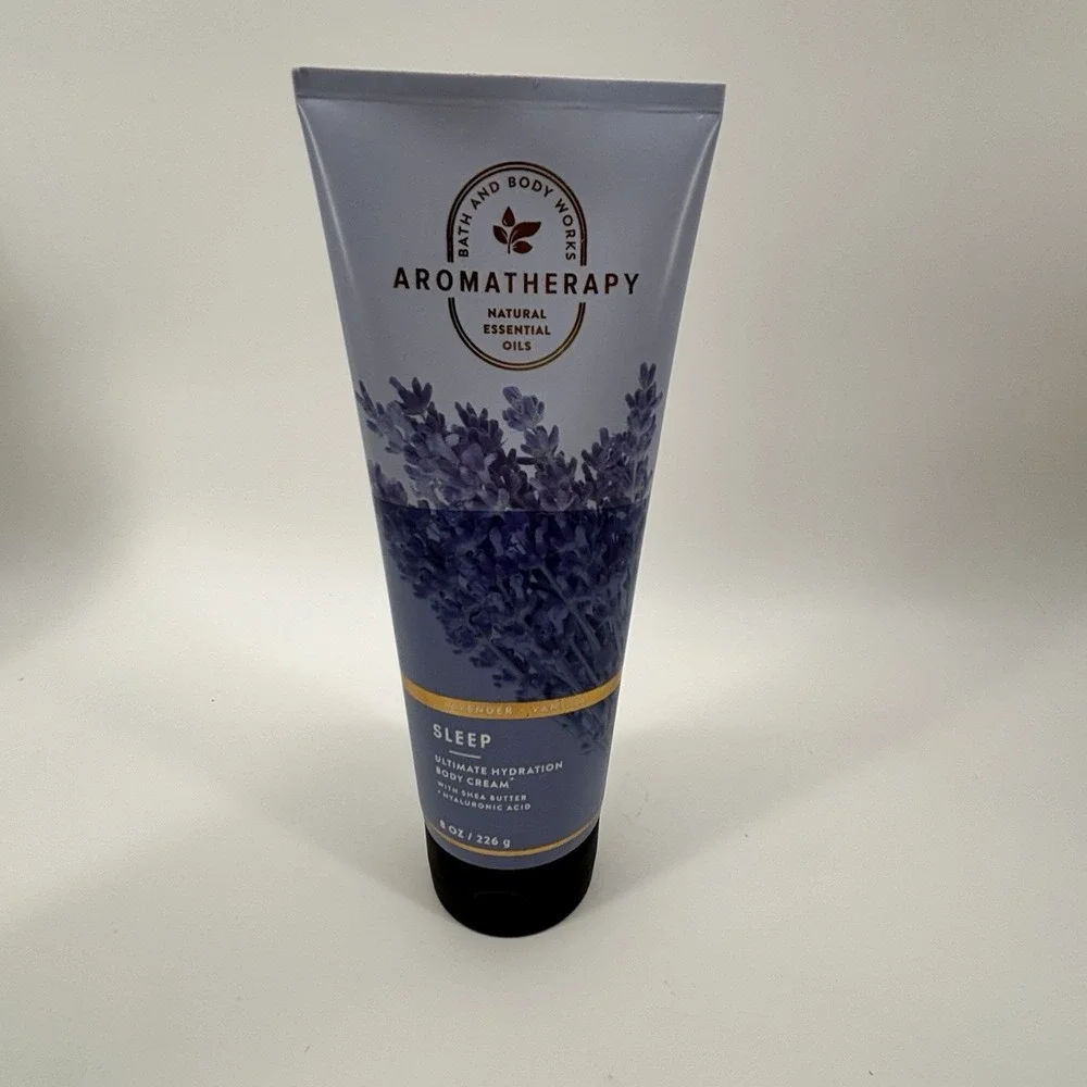 Bath & Body Works Aromatherapy‎ Sleep Lavender & Vanilla Body Cream Lotion 8 oz